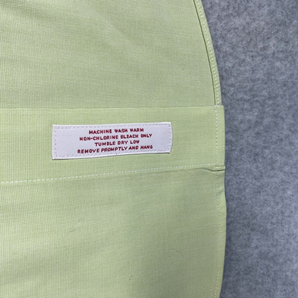 Brooks Brothers Button Down Shirt Mens 16.5-33 Yellow Traditional Fit Non-Iron - Picture 16 of 16